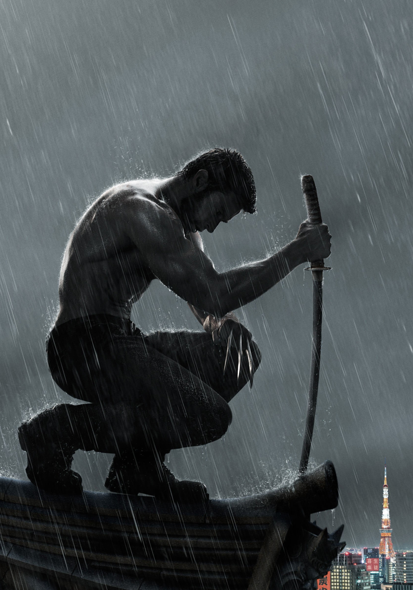 the wolvering with sword movie poster