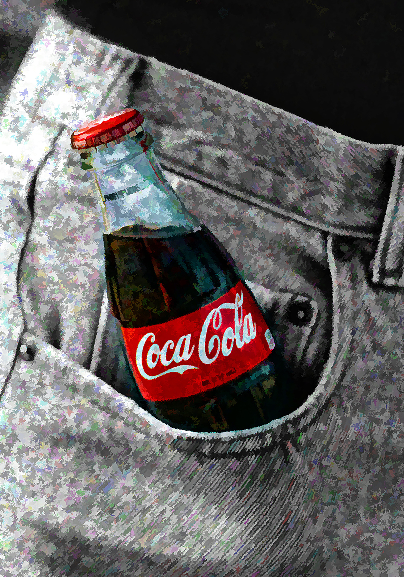 cocoa bottle in the pocket