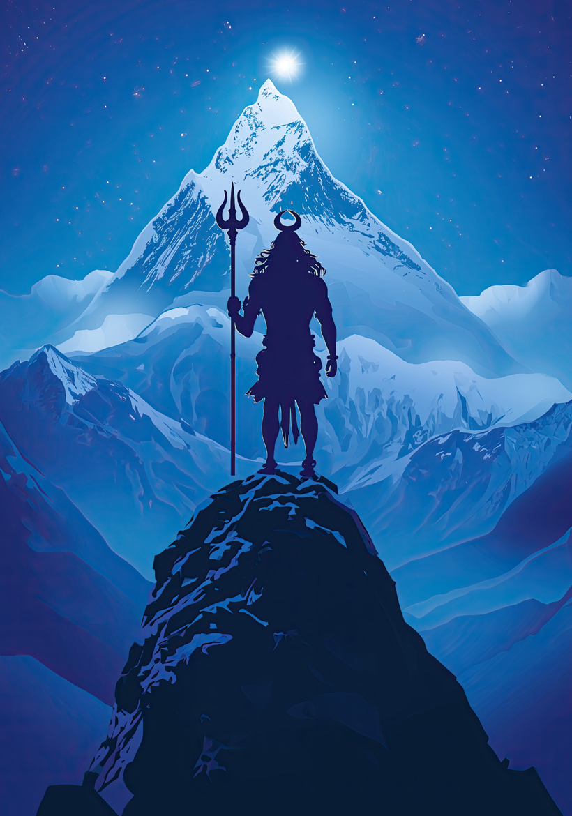 devotional art of lord shiva
