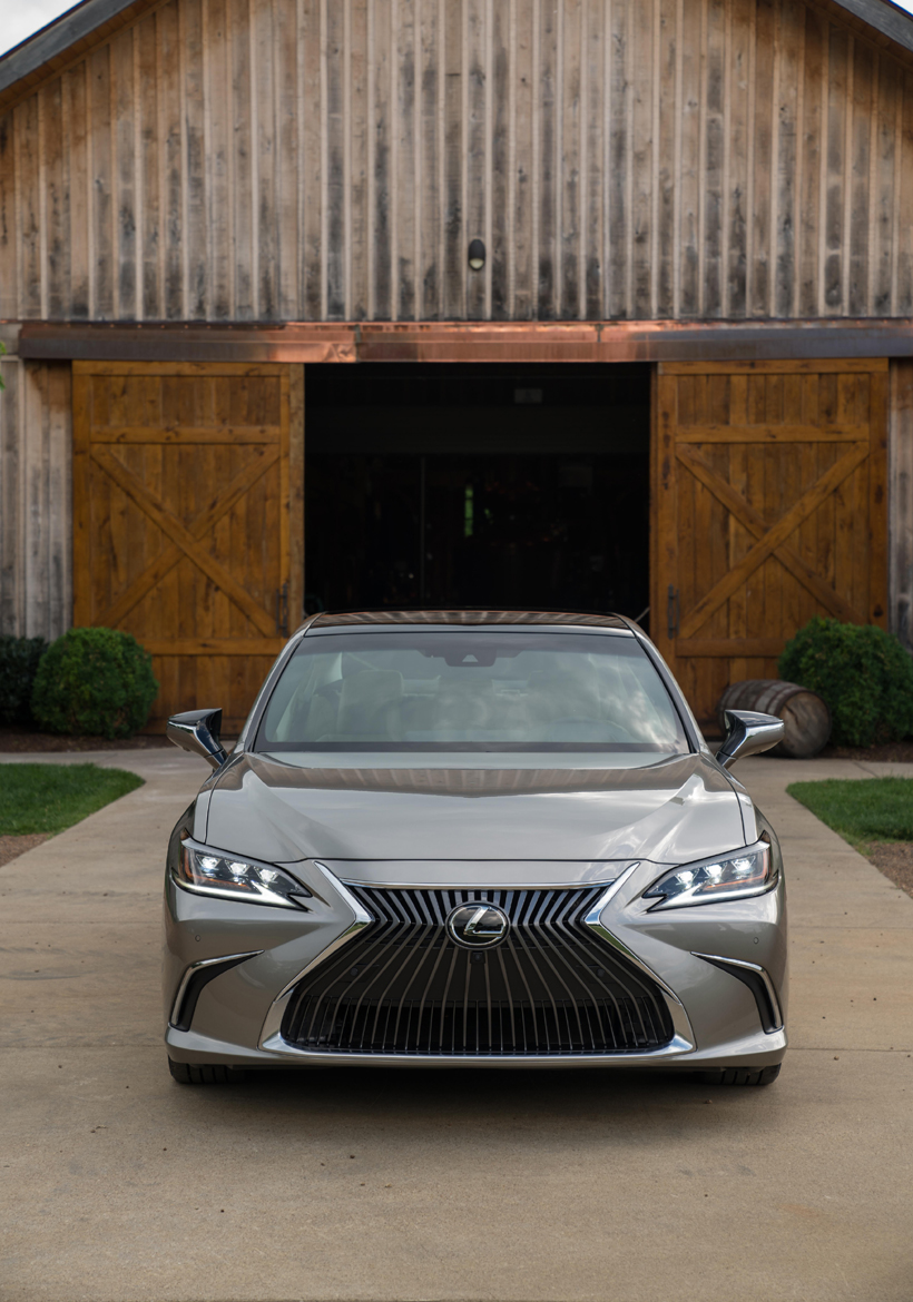 grey color lexus german car