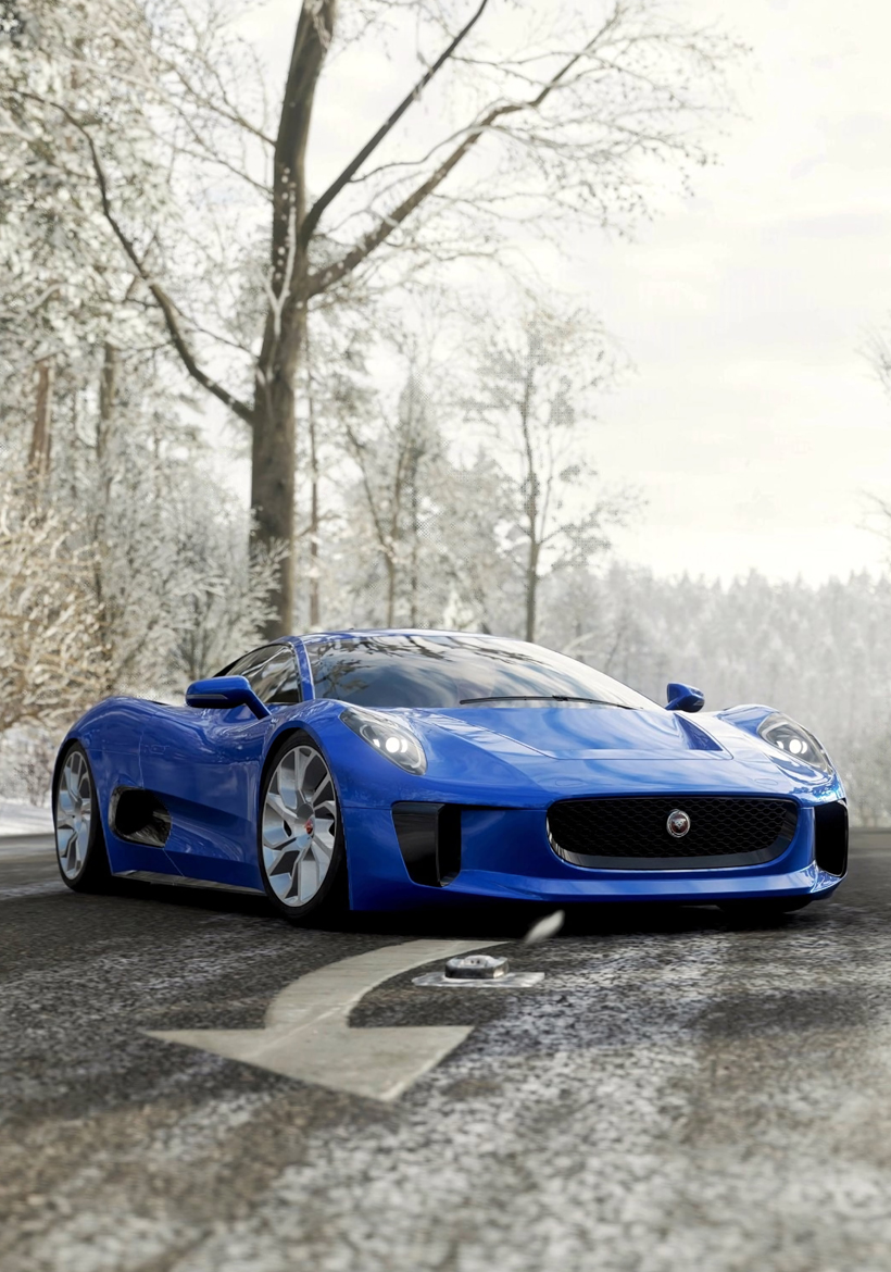 jaguar c-x75 sports luxury car
