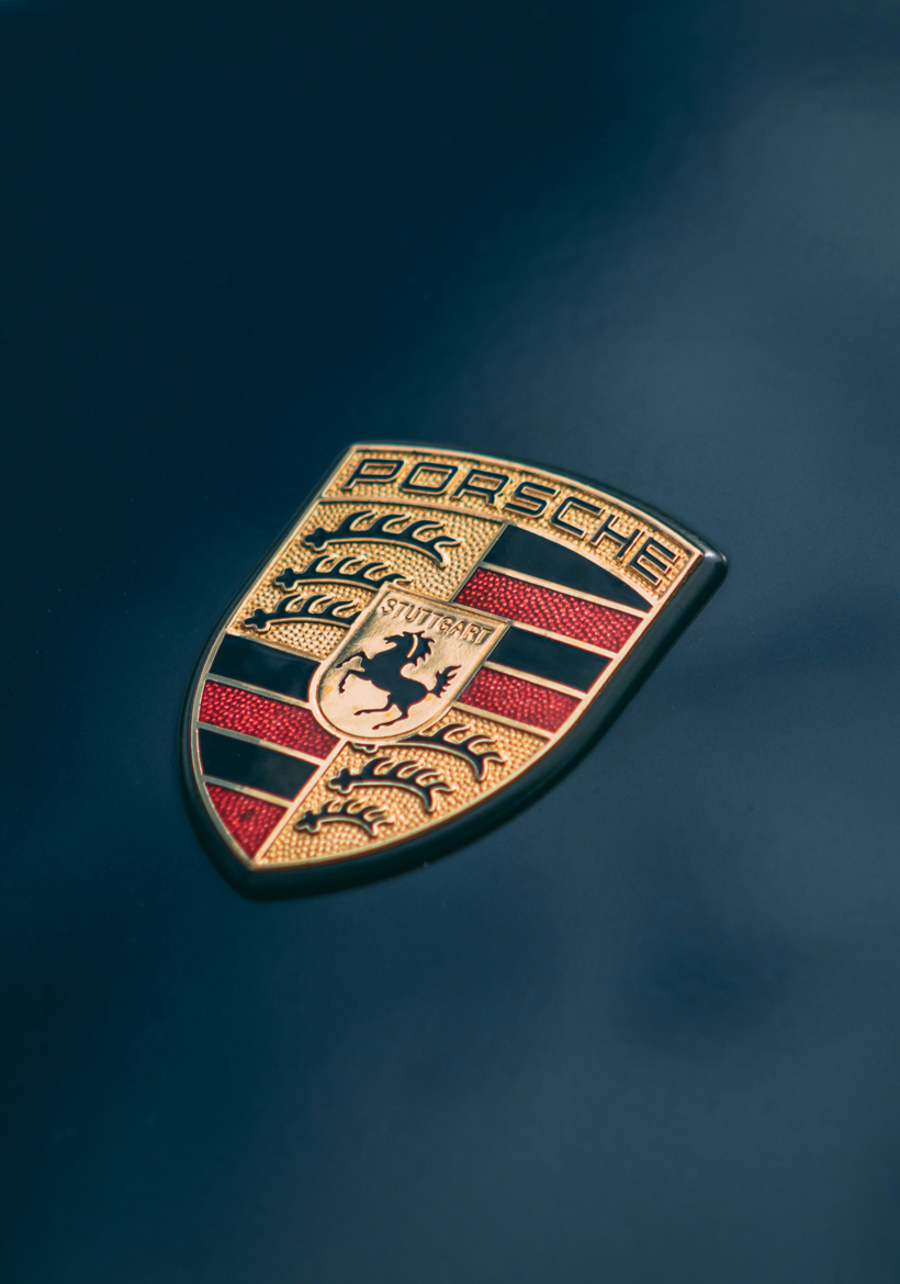 porsche colorful bevel logo