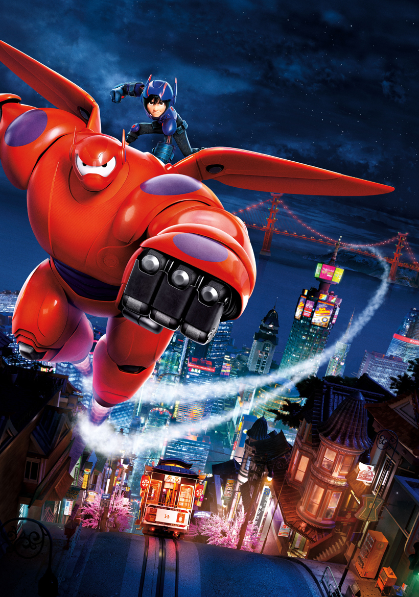 the big hero disney action scene