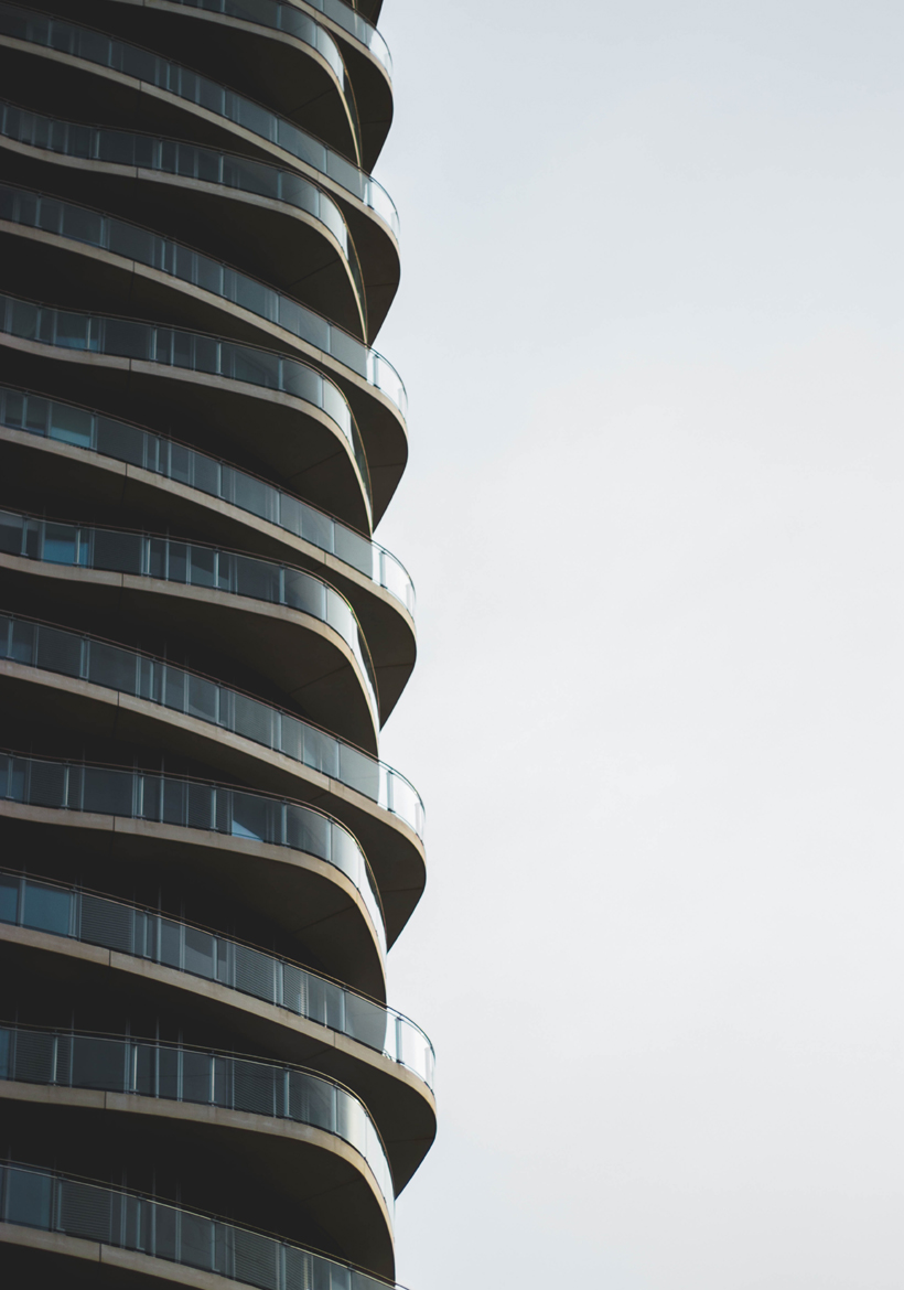 the zigzag building structure in london