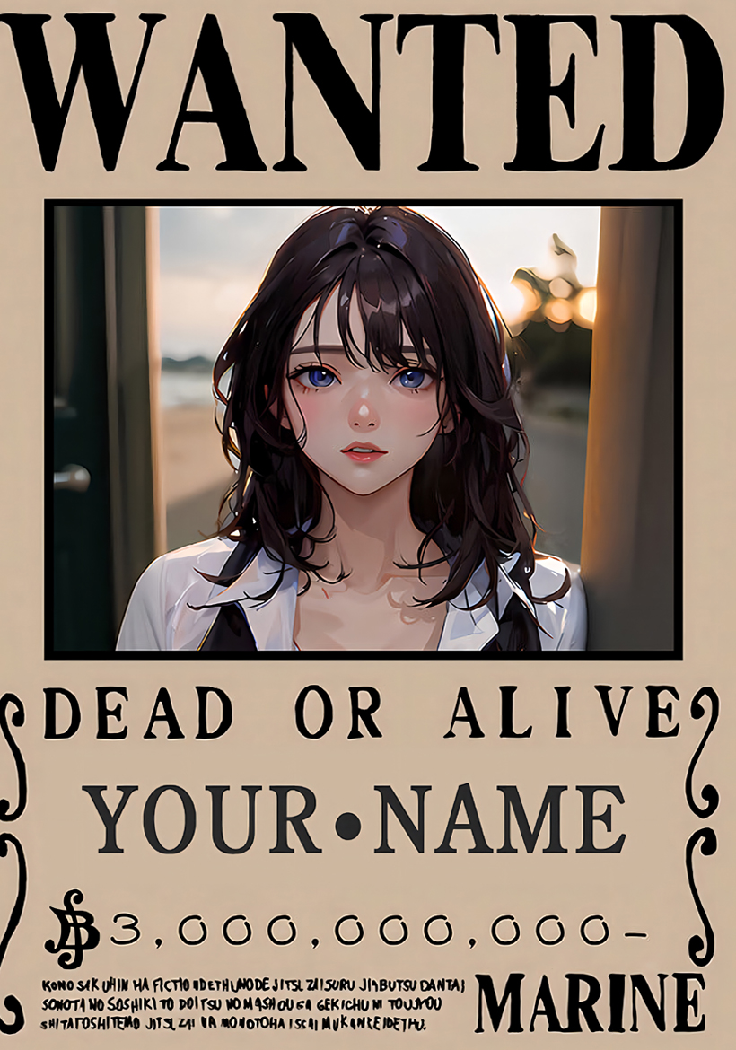 wanted dead or alive poster
