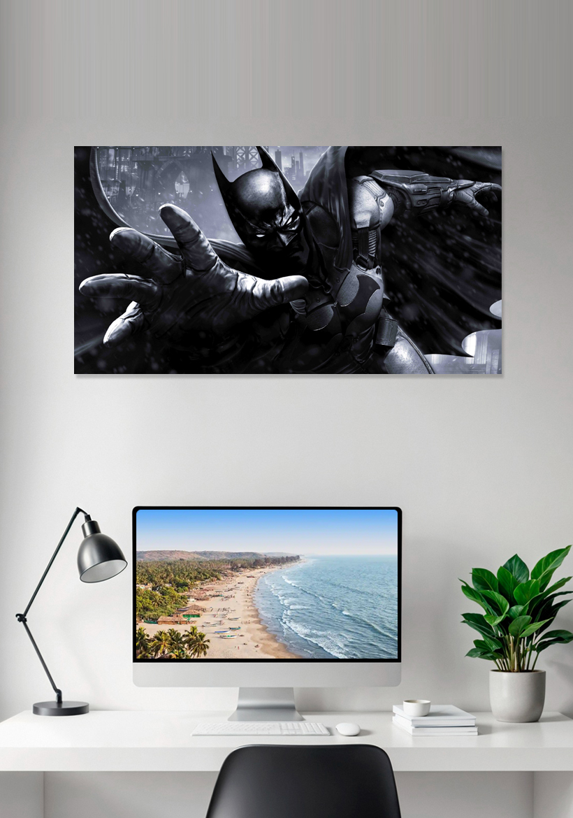 dark illustration of batman