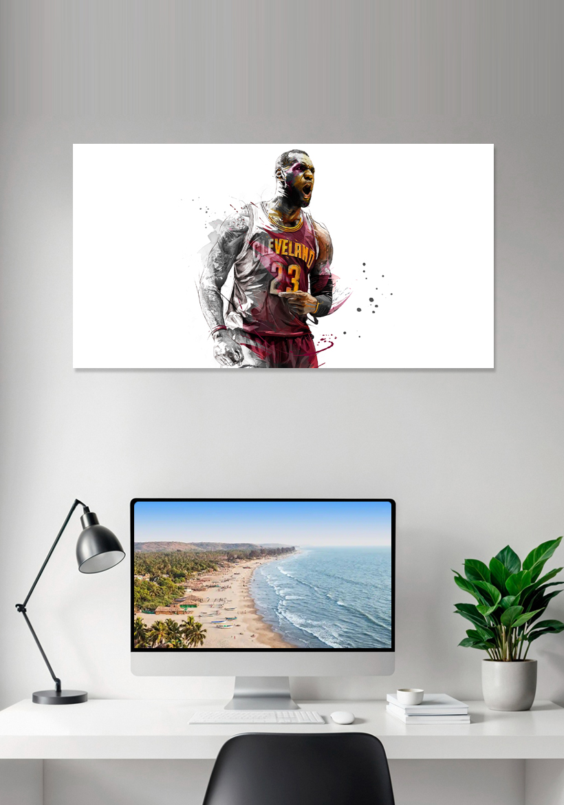 lebron james 23 illustration