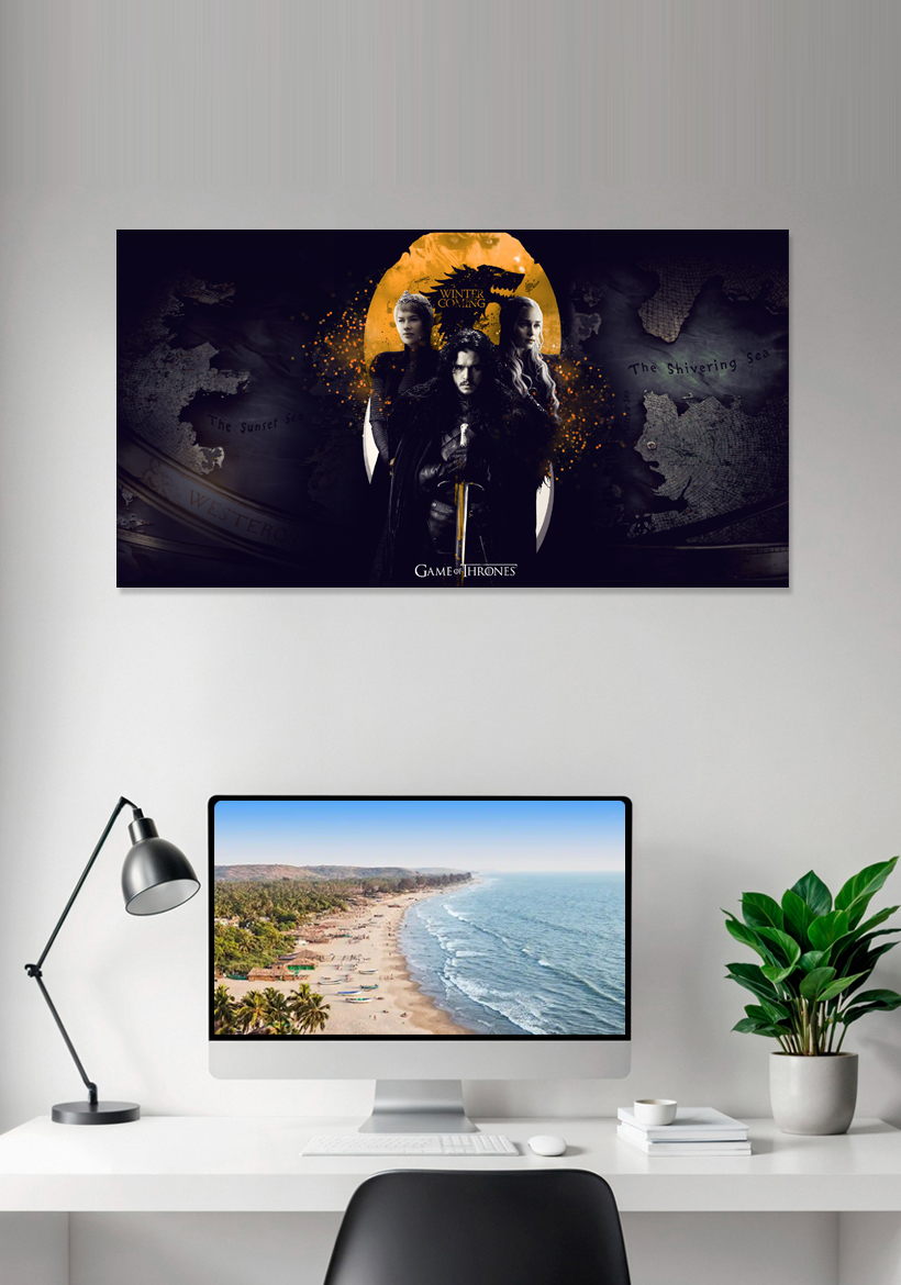 the game of thrones winter coming landscape